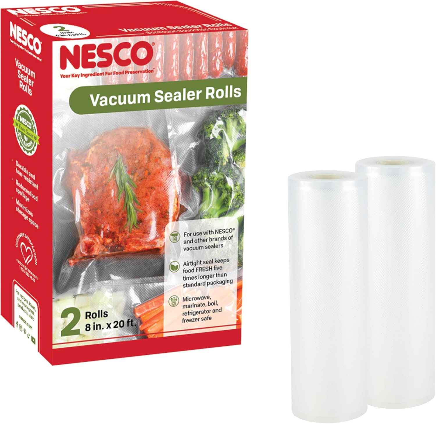 Food Storage Vacuum - Liquid-Friendly Vacuum Sealer Bags for Home