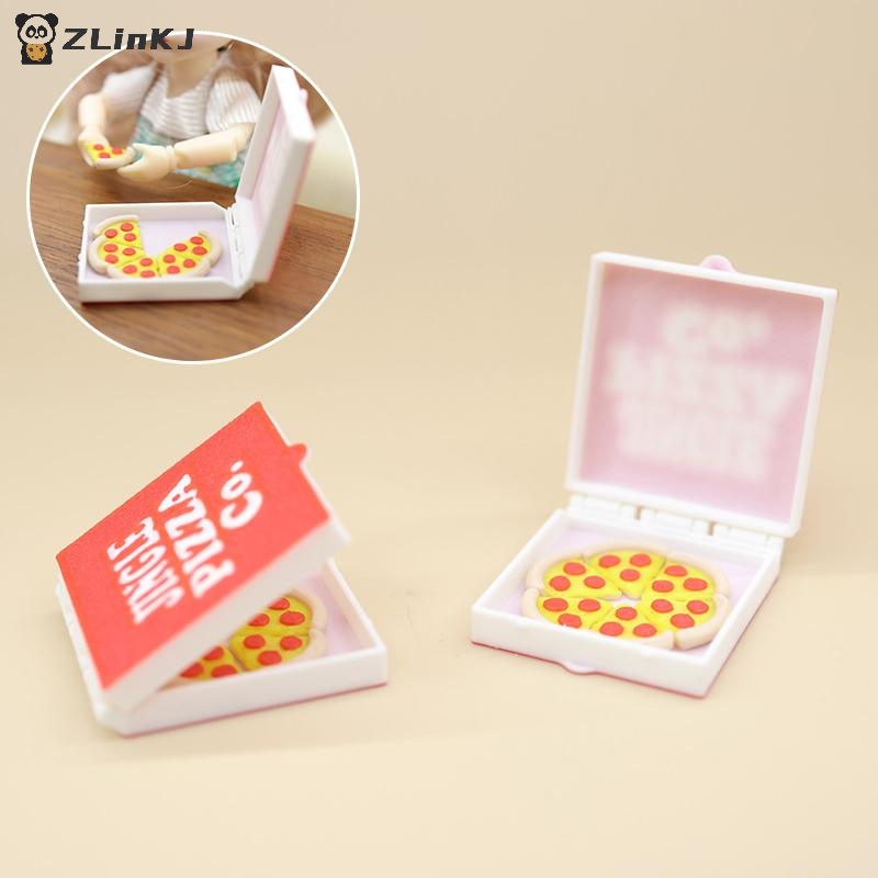 Food Storage And Containers - ▶1/12 Dollhouse Simulation Mini Pizzas Model