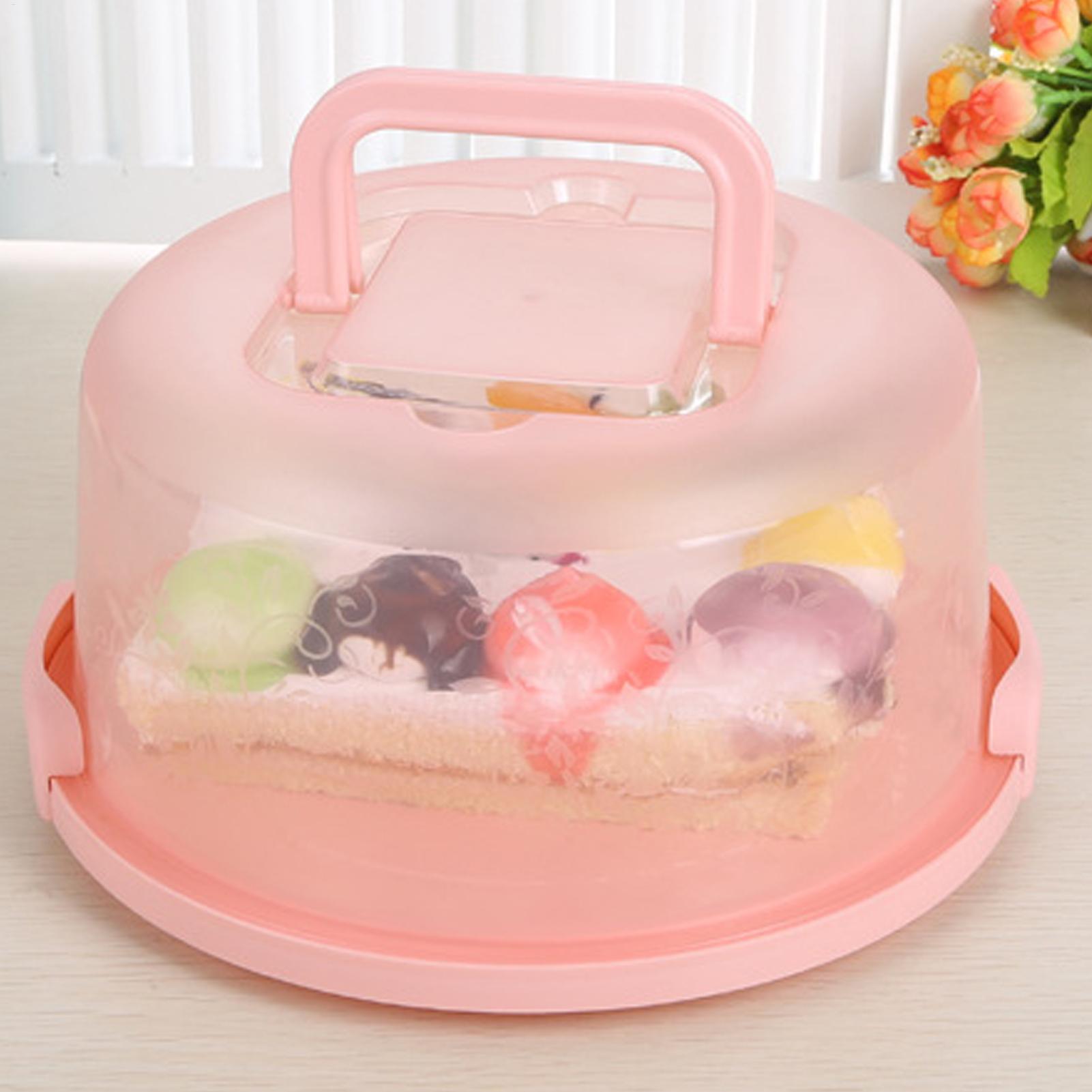 Food Storage Ideas - Handheld Cake Carrier Reusable Airtight Box