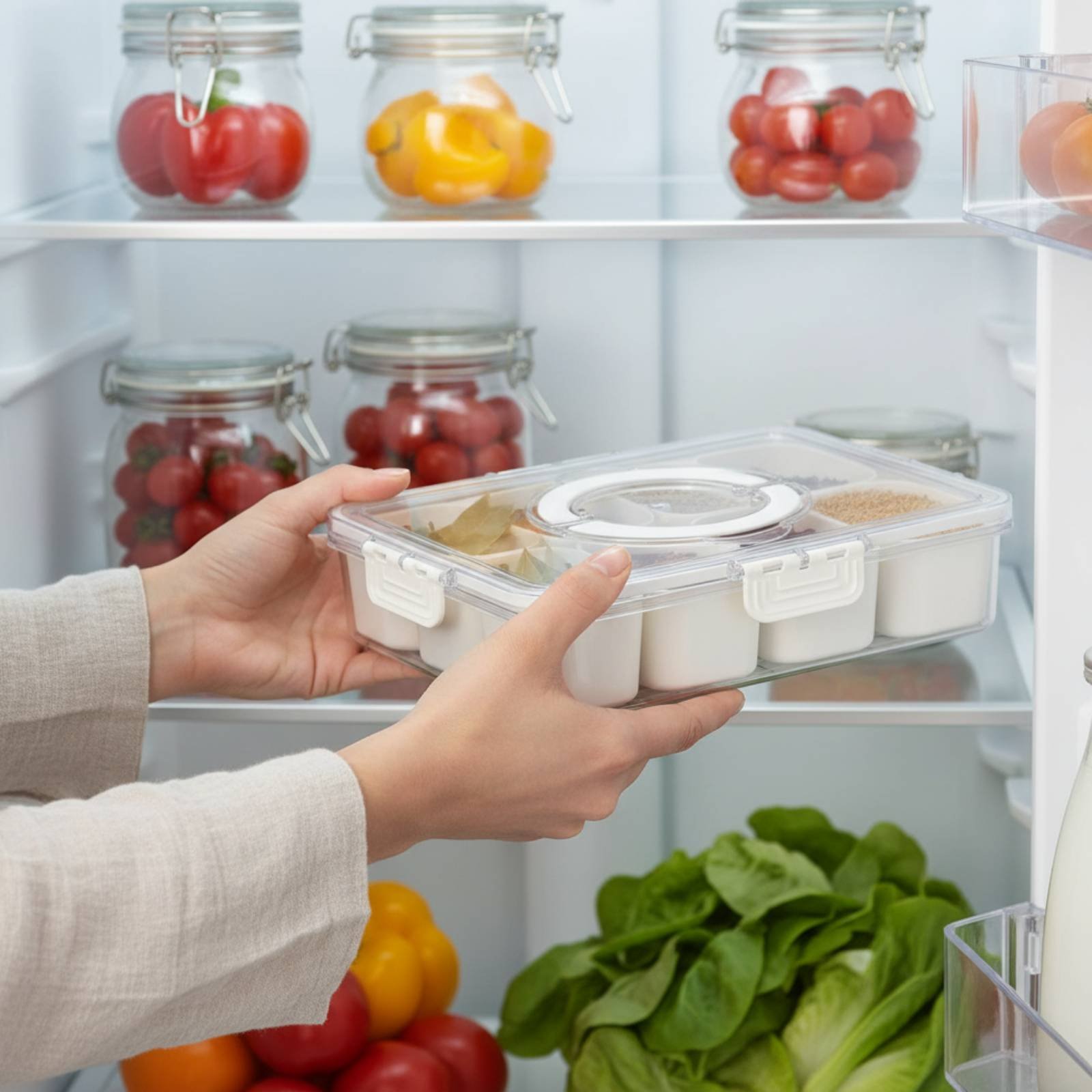 Food Storage Design - Refrigerator Storage Bin Drainage Design Food