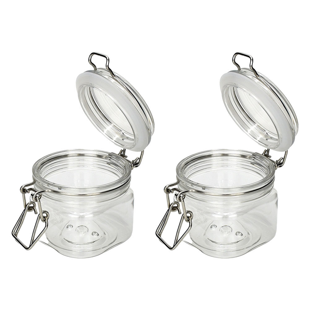 Food Storage And Containers - 2Pcs Sealed Storage Jars Transparent Honey