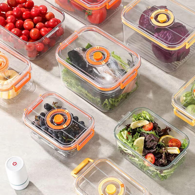 Food Storage Ideas - Vacuum Fresh-keeping Box Refrigerator Sealed Canister