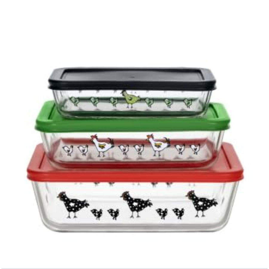 Food Storage Design - Borosilicate Glass Meal and Food Storage