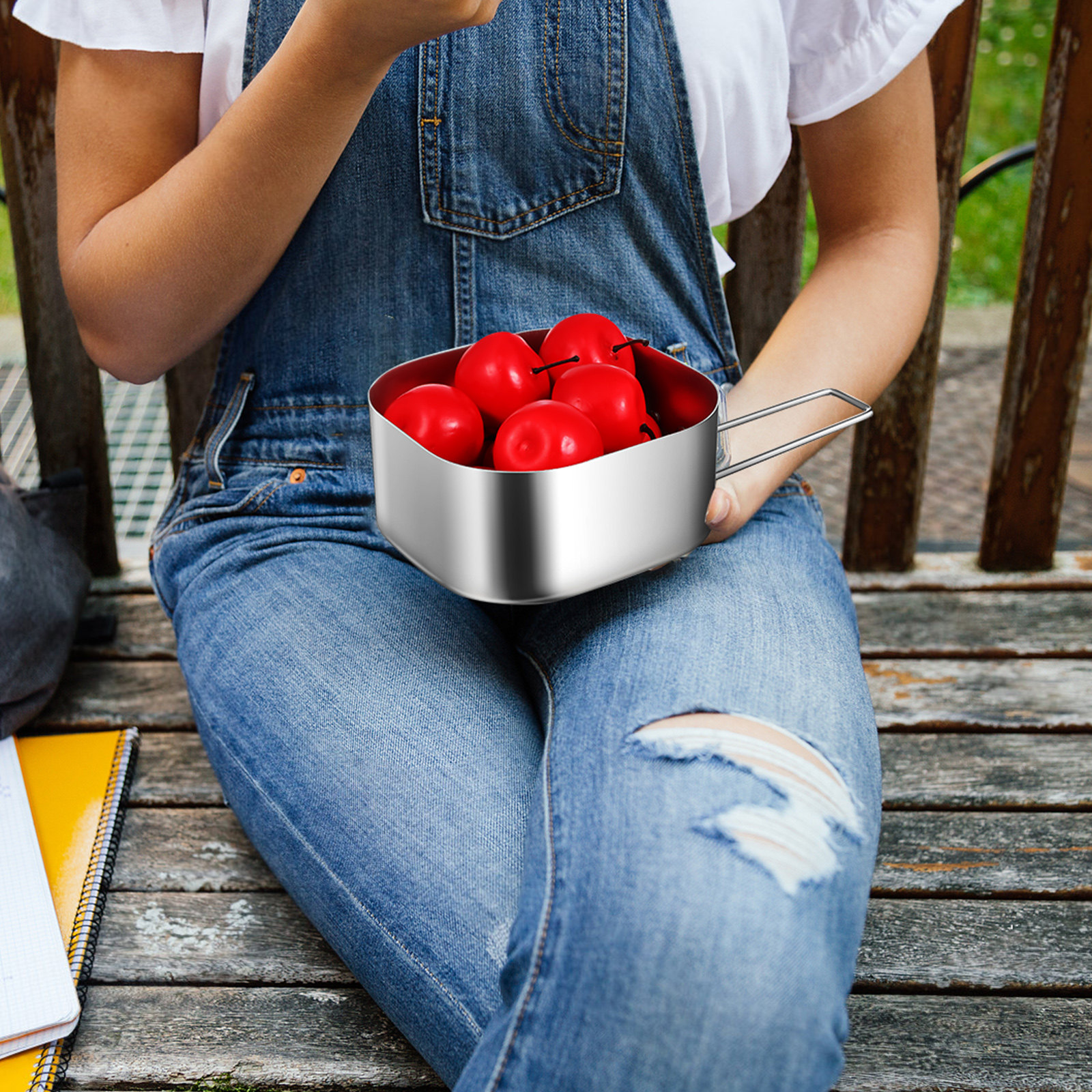 Food Storage Lunch Box - 950Ml Aluminum Lunch Box Reusable Leakproof