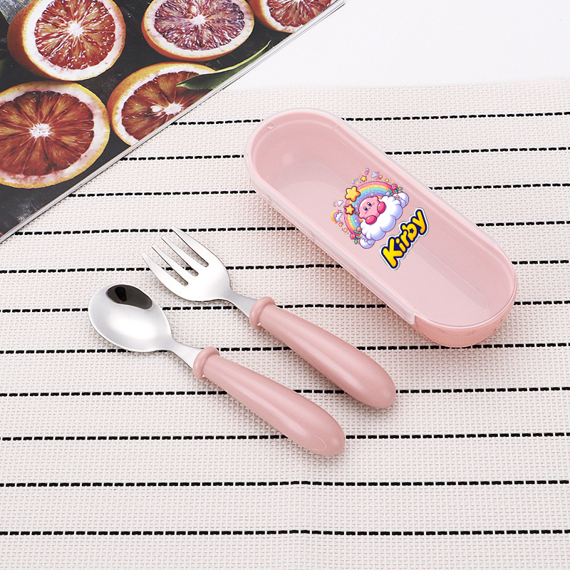 Food Storage In Room - 3pcs/set Kirbys Spoon Forks Box Stainless