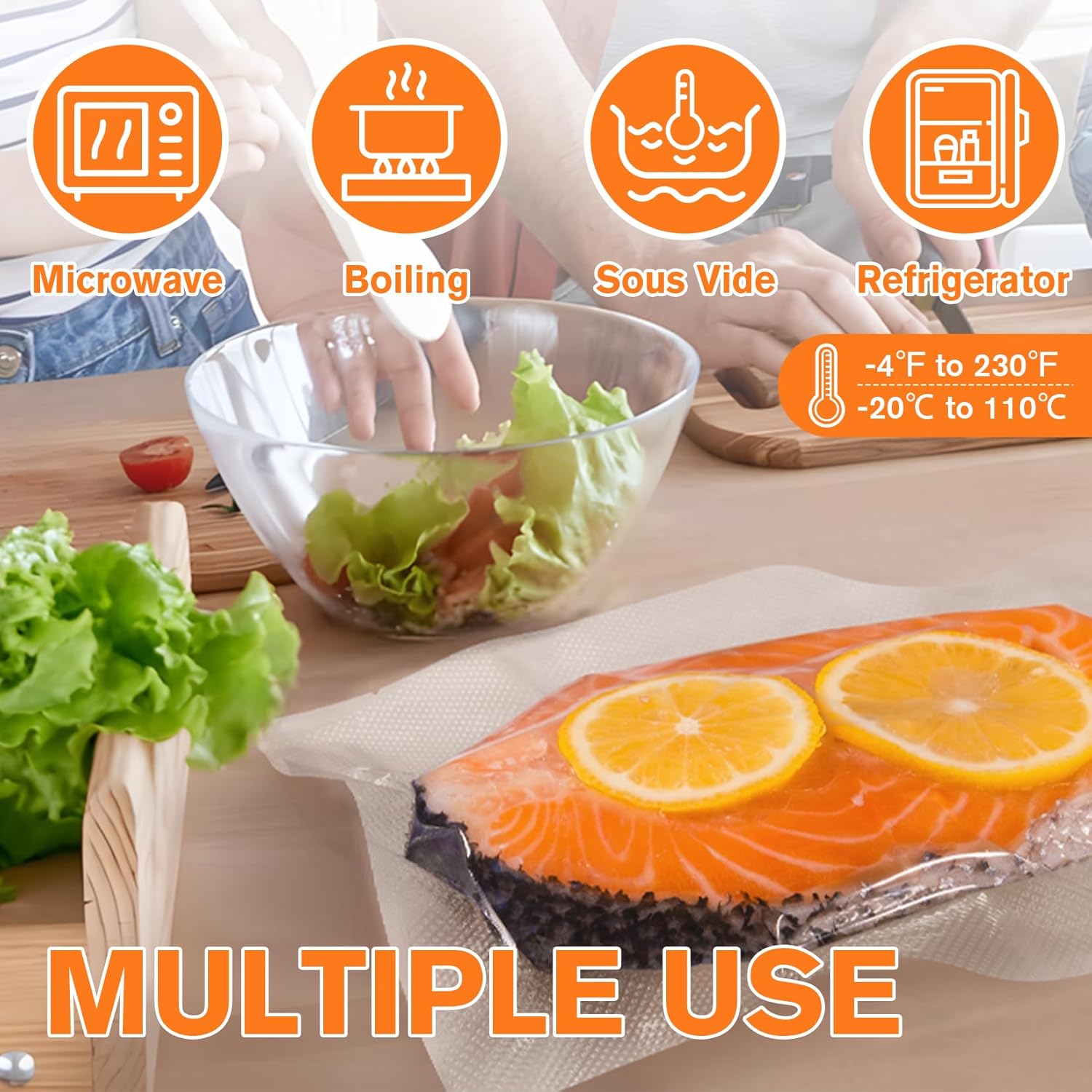 Precut Vacuum Sealer Bags 8