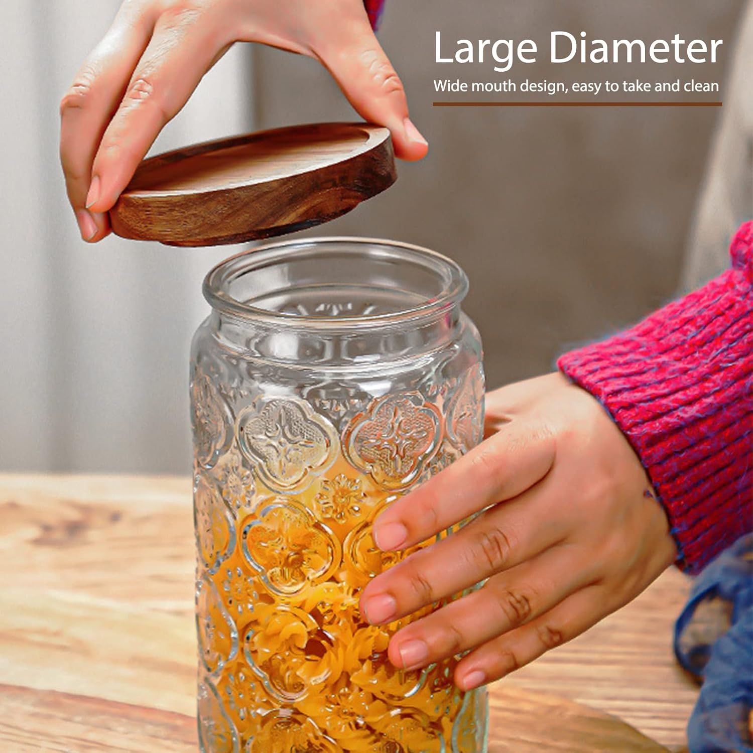 35oz/1000ml Glass Storage Jars - Food Storage And Containers review and price