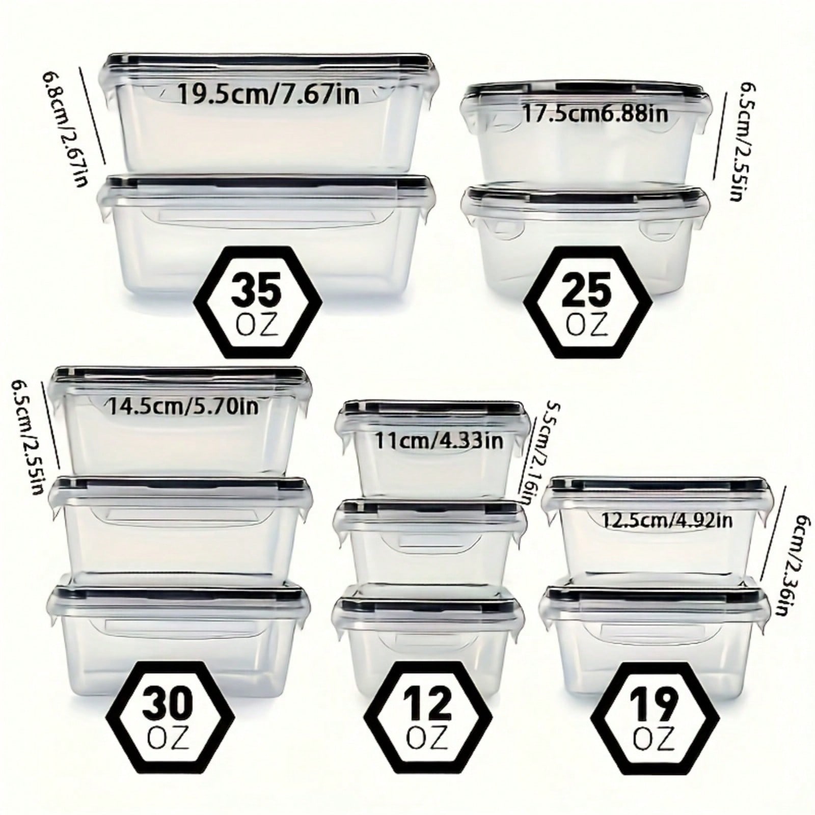 24 Pieces Food Storage Contain - Food Storage Lunch Box review and price