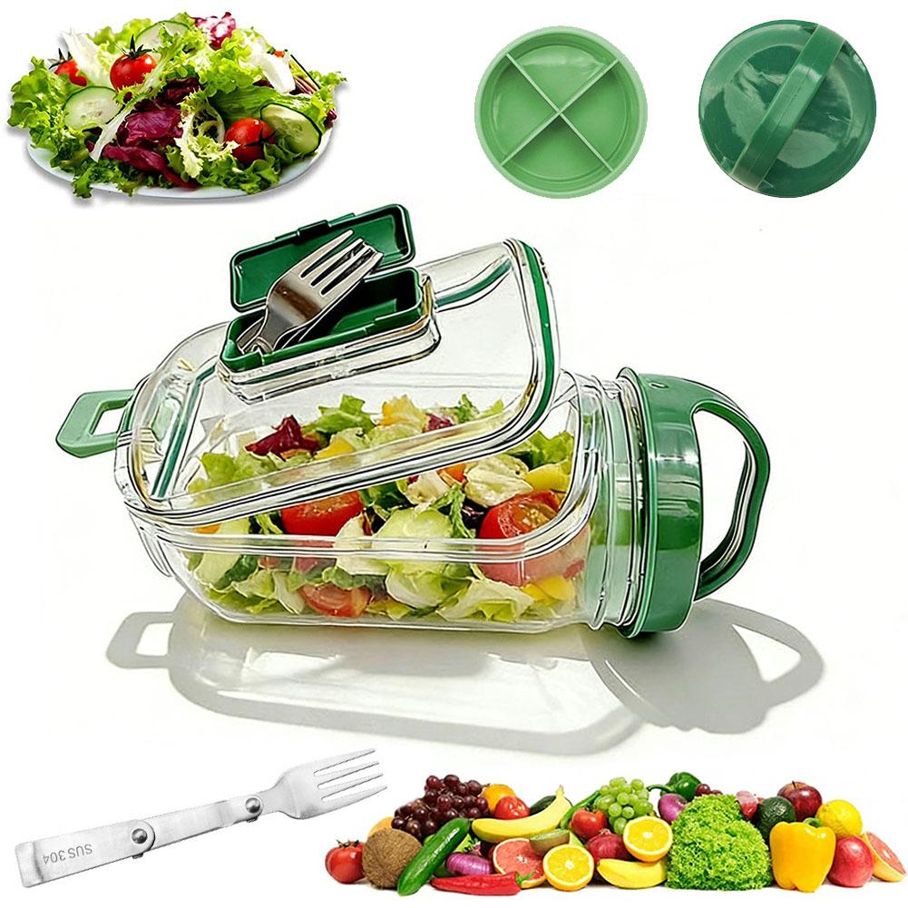 Portable Salad Container Jar w - Salad Dressing Bottle review and price