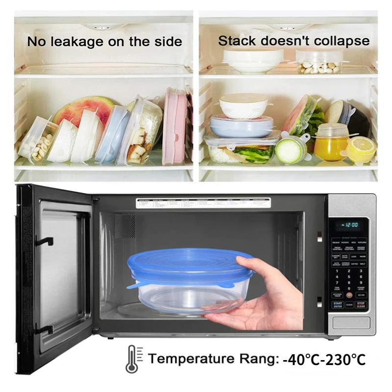 6PCS Stretch Silicone Covers R - Silicone Stretch Lid review and price