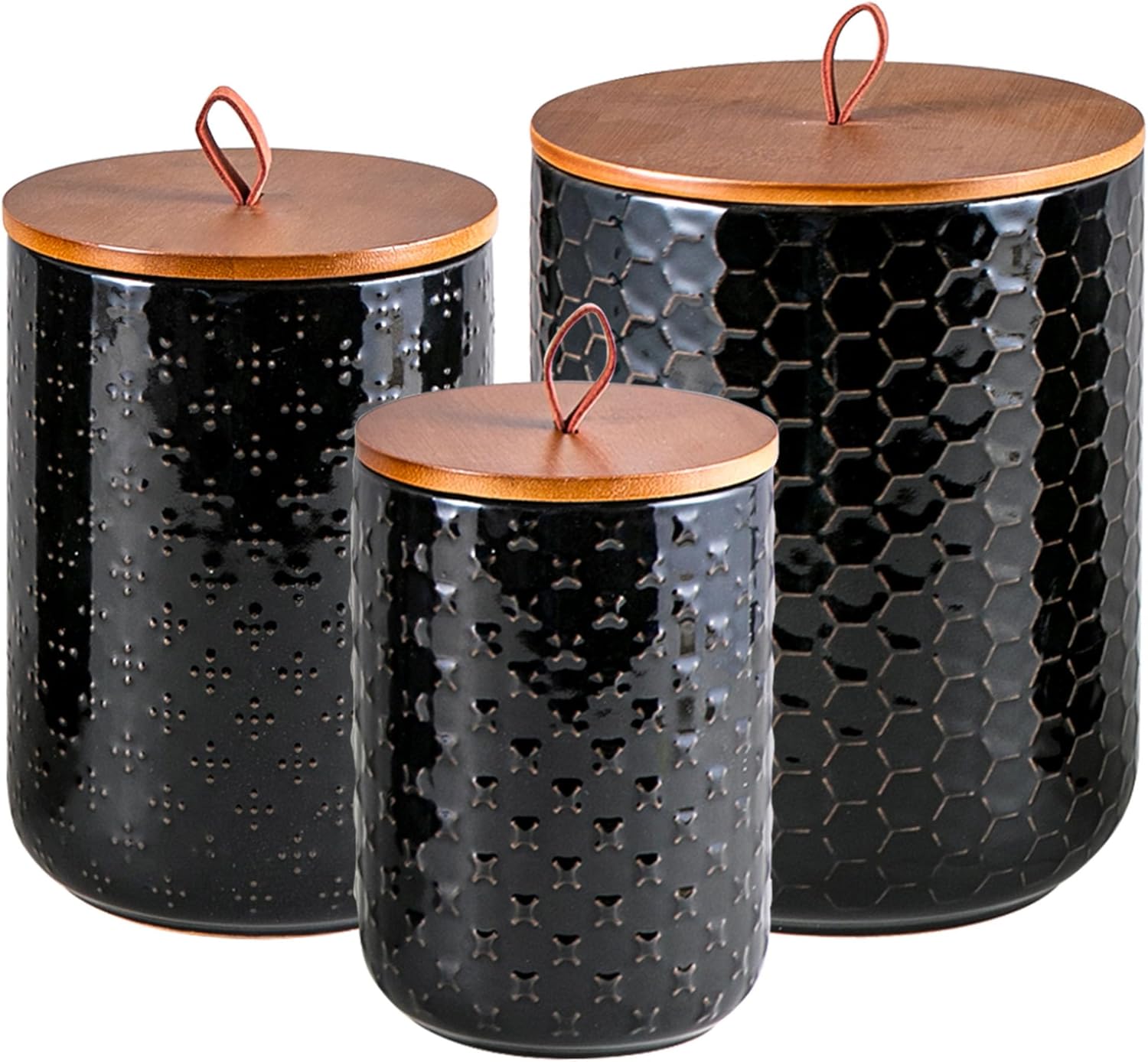 Black Ceramic Canister Set wit - Food Storage Design review and price