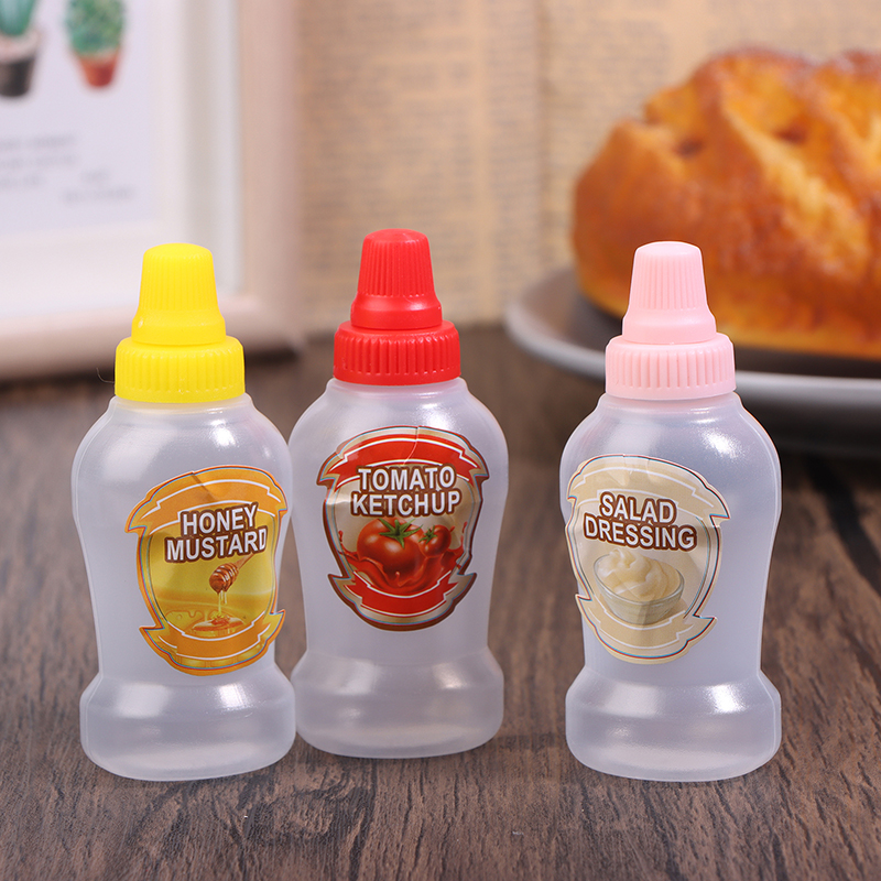 4pcs Mini Sauce Bottle 40ml Ke - Salad Dressing Bottle review and price