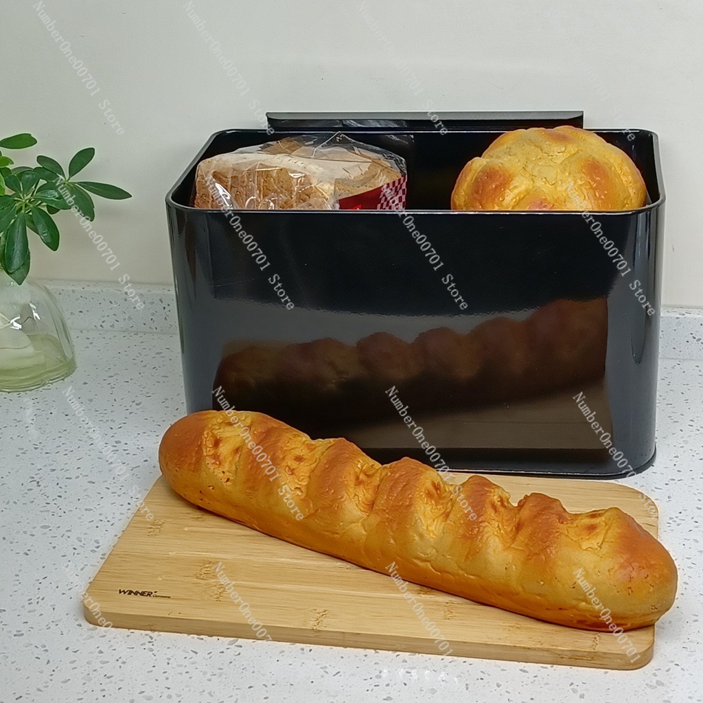 Kitchen Bread Box with Bamboo  - Food Storage Box Stainless Steel review and price
