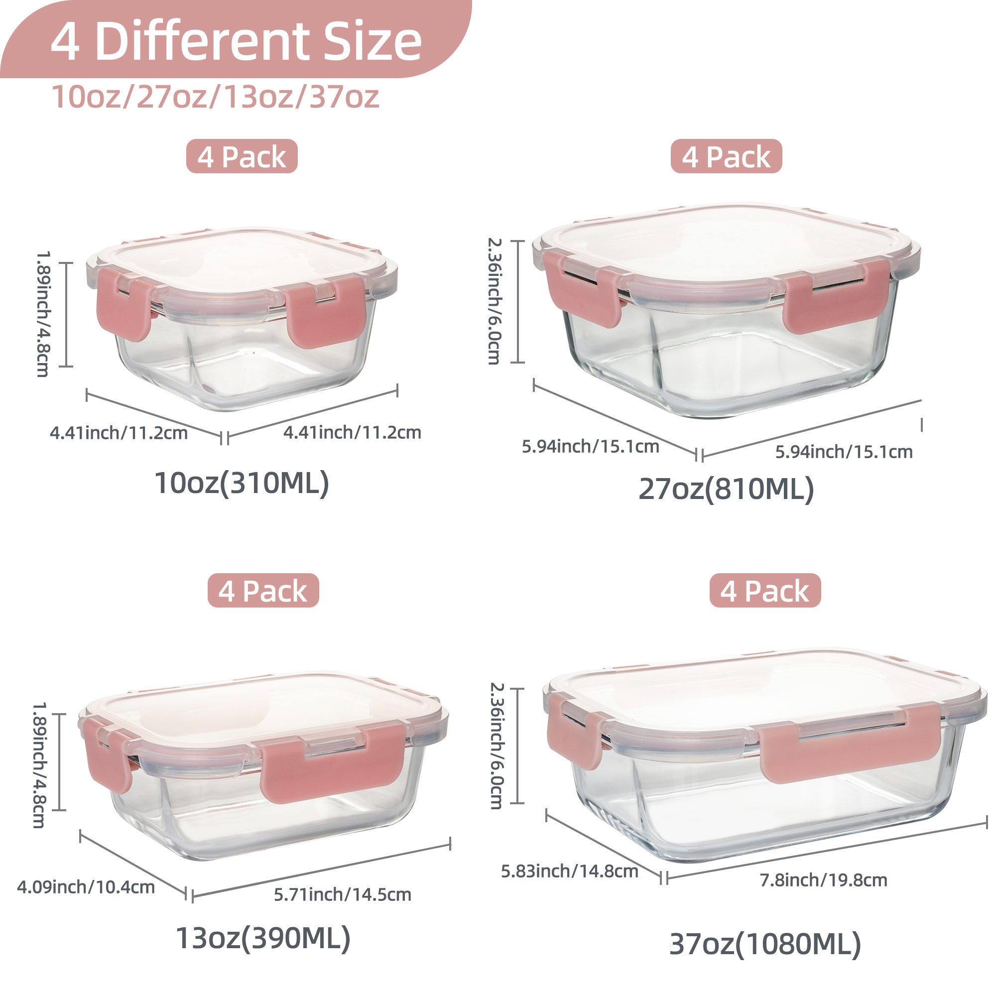 16-Piece Glass Food Storage Co - Food Storage Ideas review and price