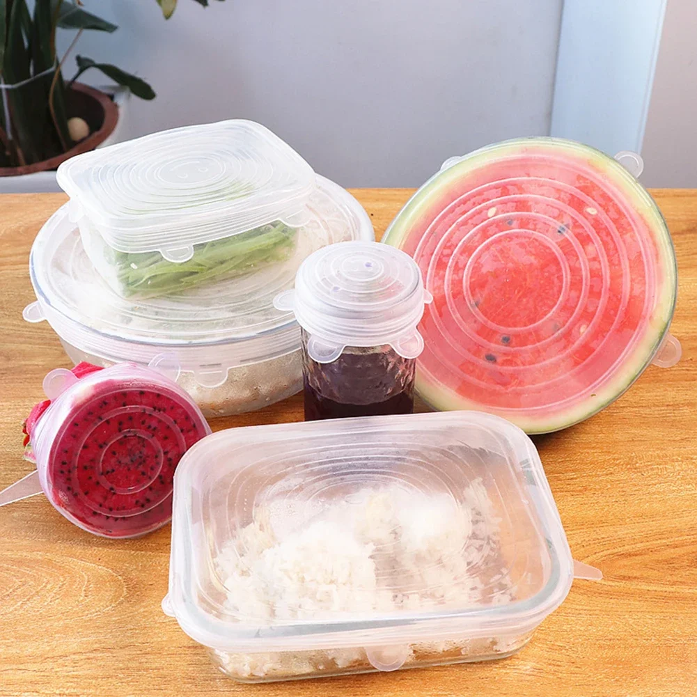 2PCS Silicone Covers Adaptable - Silicone Stretch Lid review and price