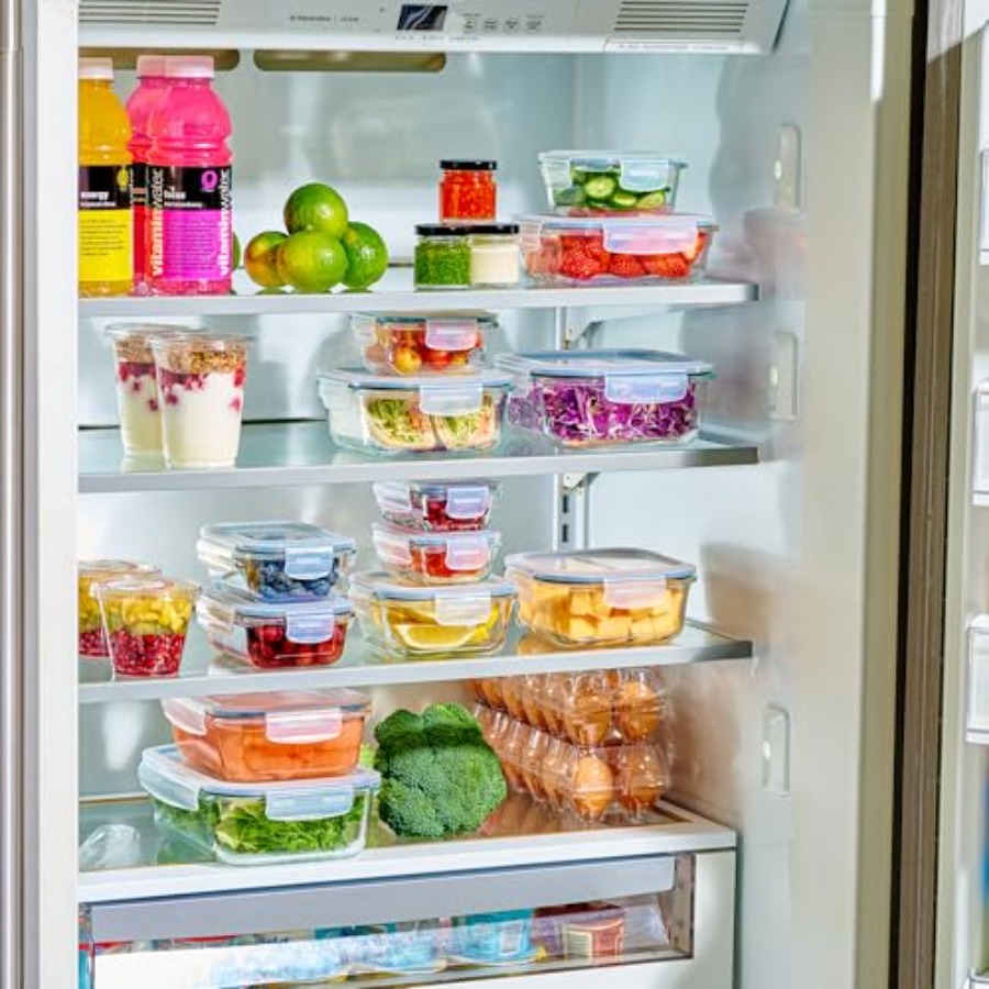 40pc Set Glass Food Storage Co - Food Storage Lunch Box review and price