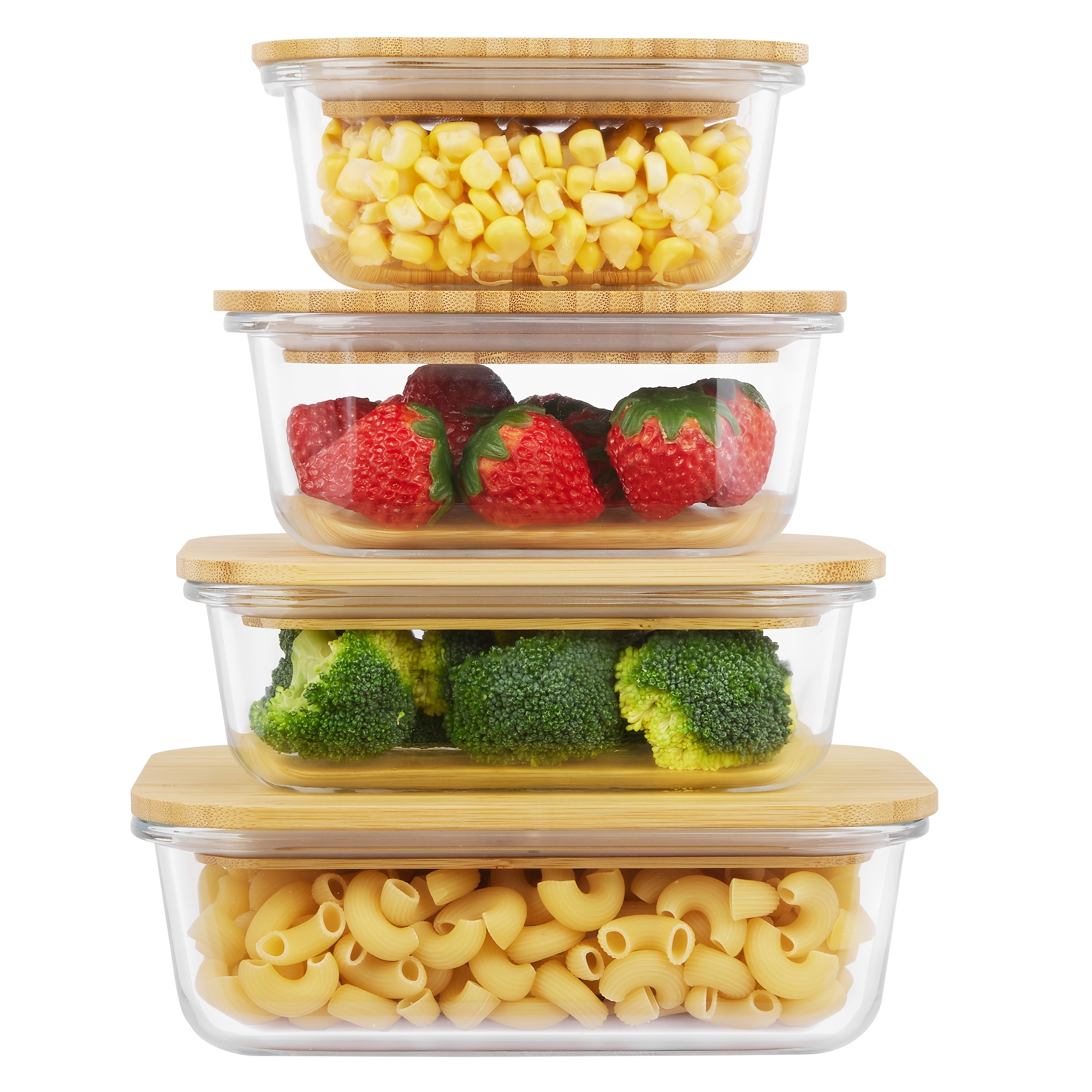 8pcs(4pcs Containers And 4pcs  - Food Storage Lunch Box review and price