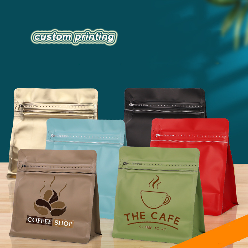 Custom Coffee Bags With Valve  - Zebra Food Storage review and price