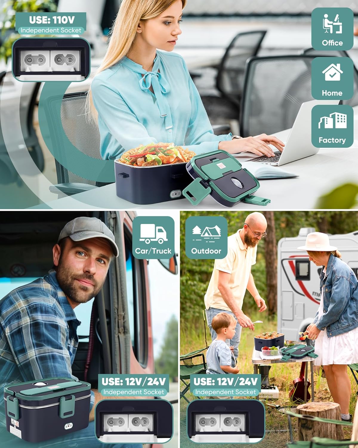 2025 New Non-Water-Filling Car - Food Storage Box Stainless Steel review and price