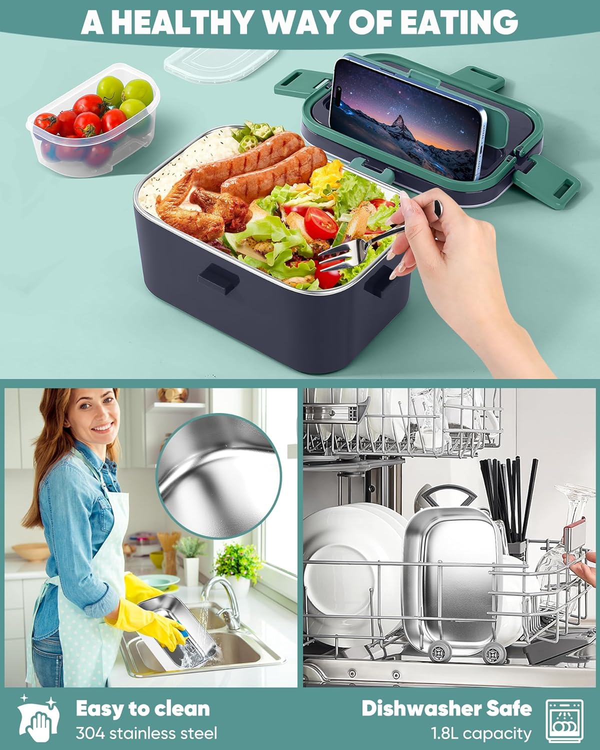 2025 New Non-Water-Filling Car - Food Storage Box Stainless Steel review and price