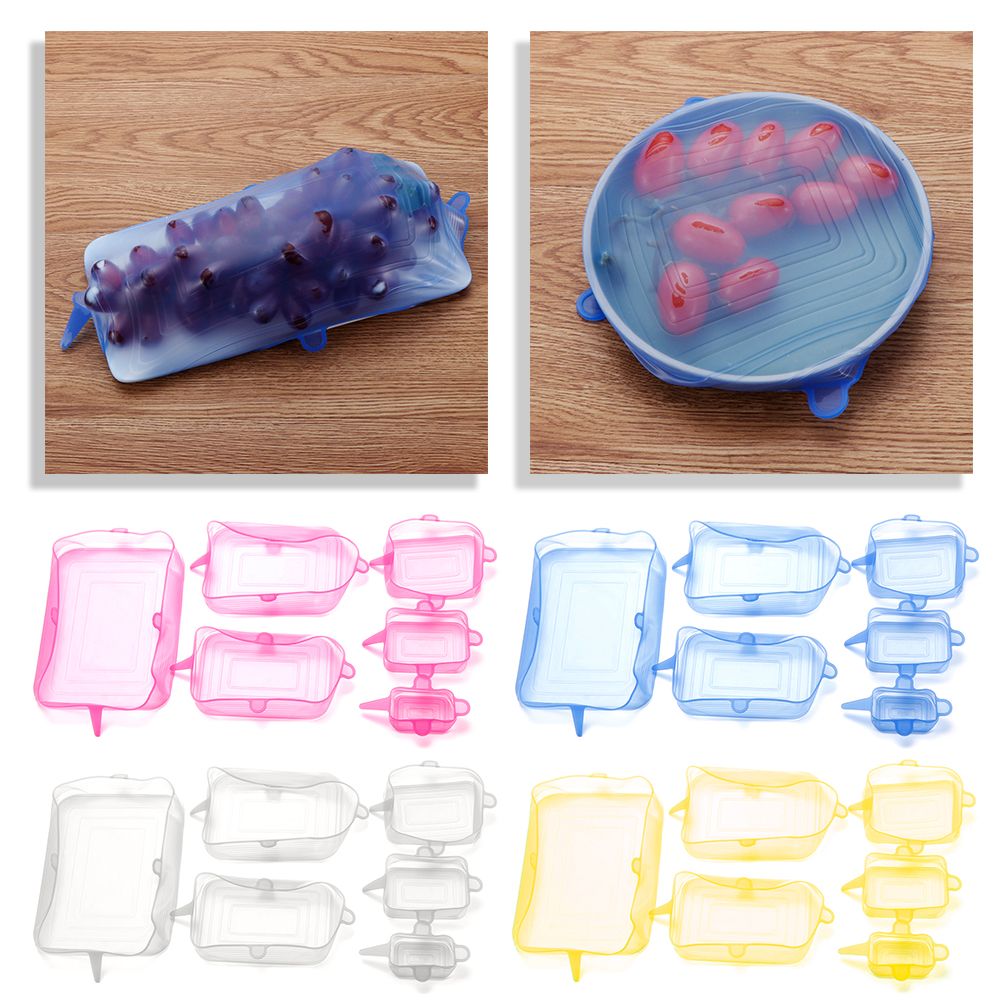 4 Color Kitchen Tools Food Fre - Silicone Stretch Lid review and price