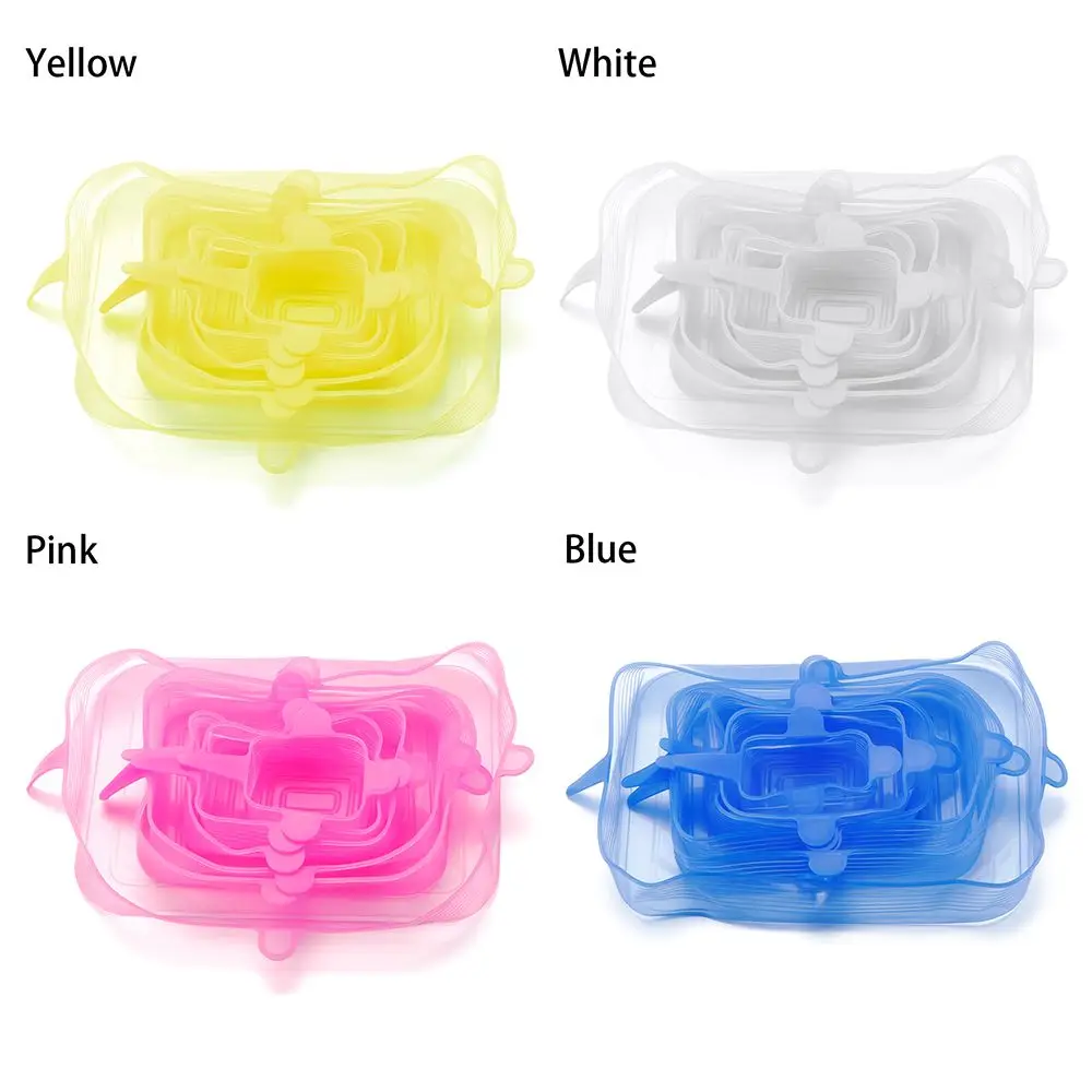 4 Color Kitchen Tools Food Fre - Silicone Stretch Lid review and price