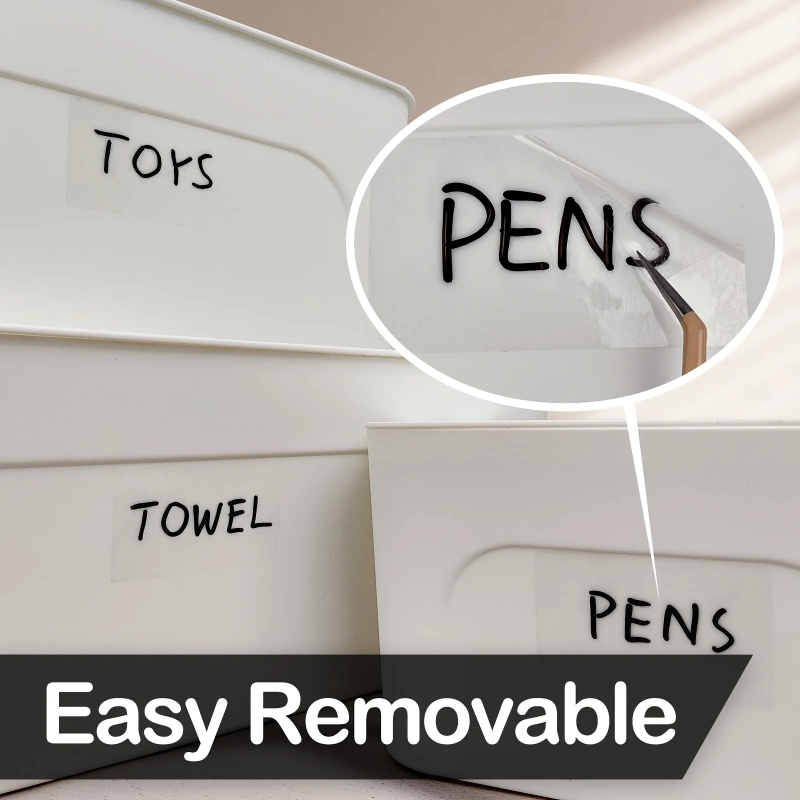 Removable waterproof label sti - Food Storage Design review and price