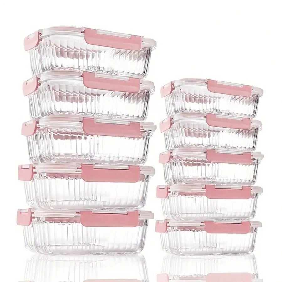 SHElN Glass Food Storage Conta - Food Storage And Containers review and price