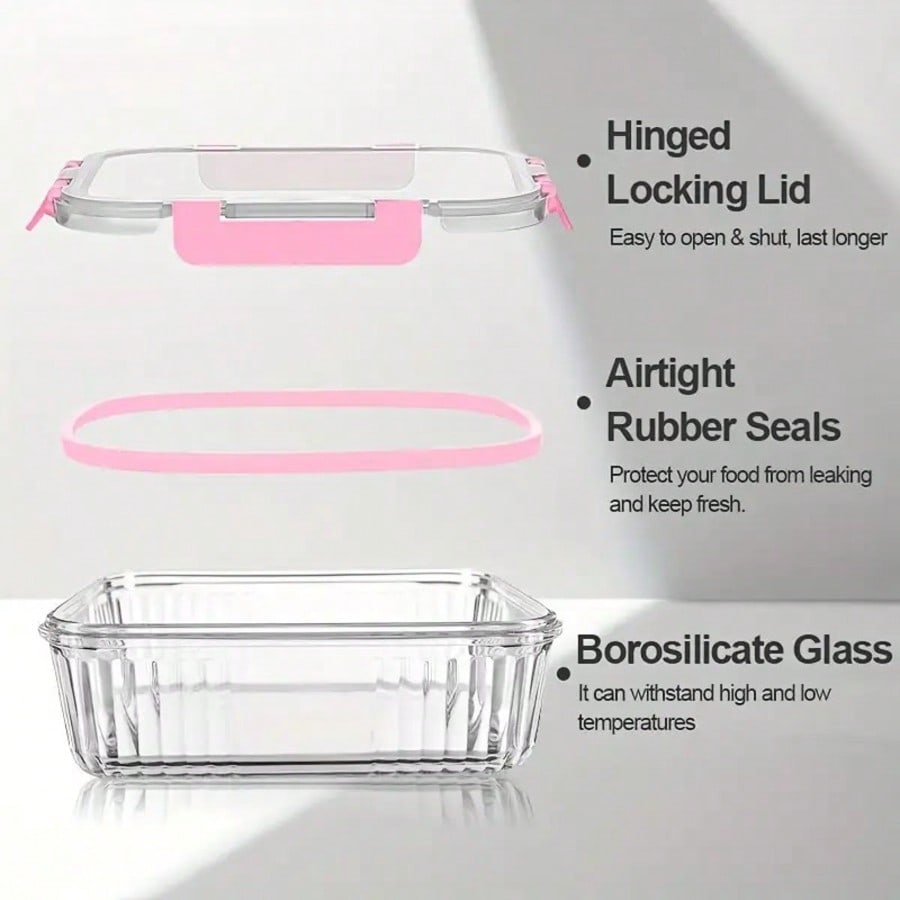 SHElN Glass Food Storage Conta - Food Storage And Containers review and price
