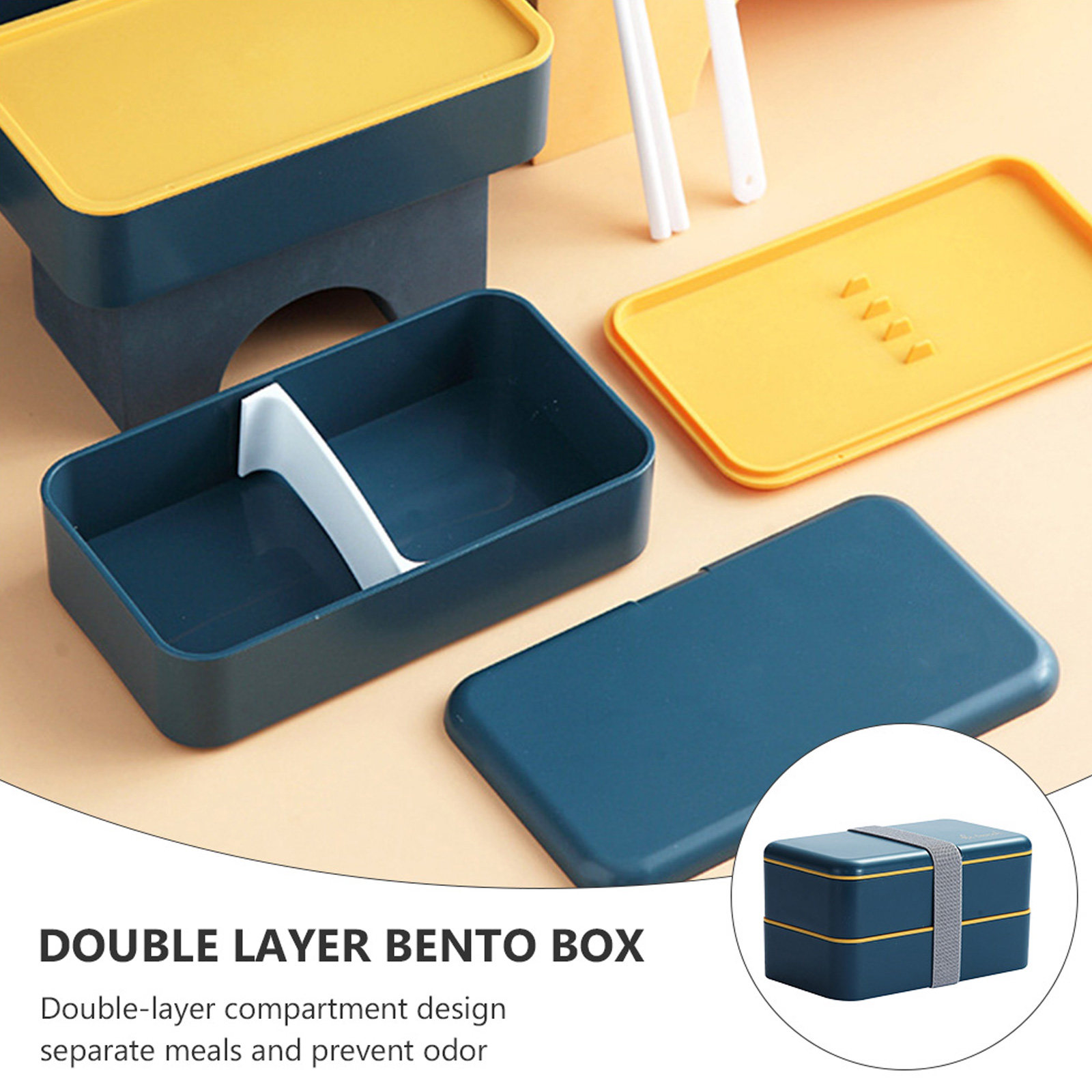 1Pcs Bento Box Double Layer Lu - Food Storage Lunch Box review and price