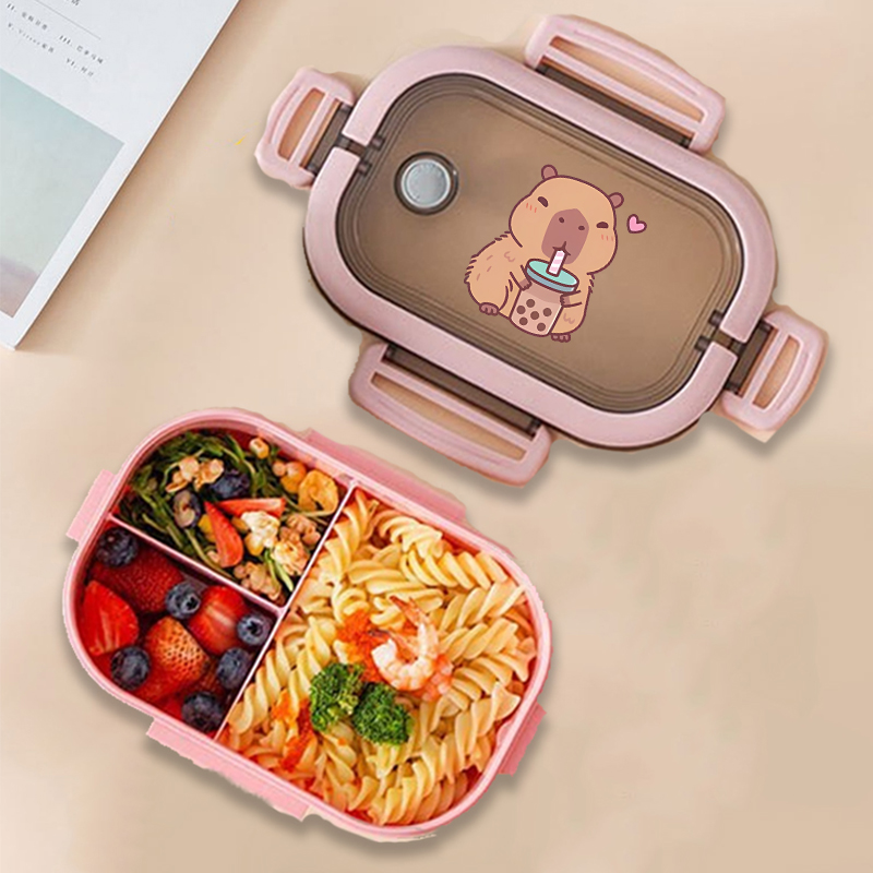 Capybara Bento Lunch Box Anime - Food Storage And Containers review and price