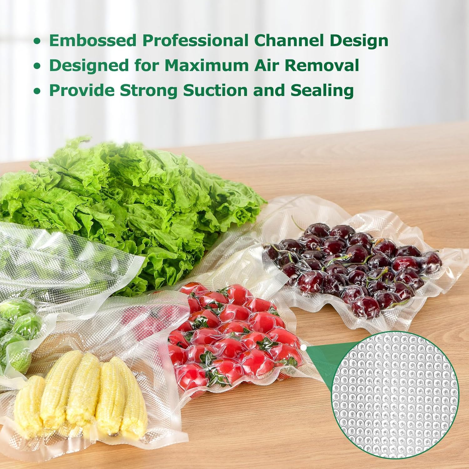 Vacuum Sealer Bags Rolls 2 Pac - Food Storage Vacuum review and price