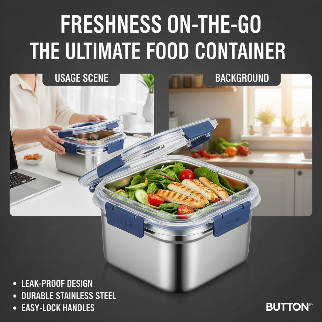 Stainless Steel Portable Lunch - Food Storage Box Stainless Steel review and price