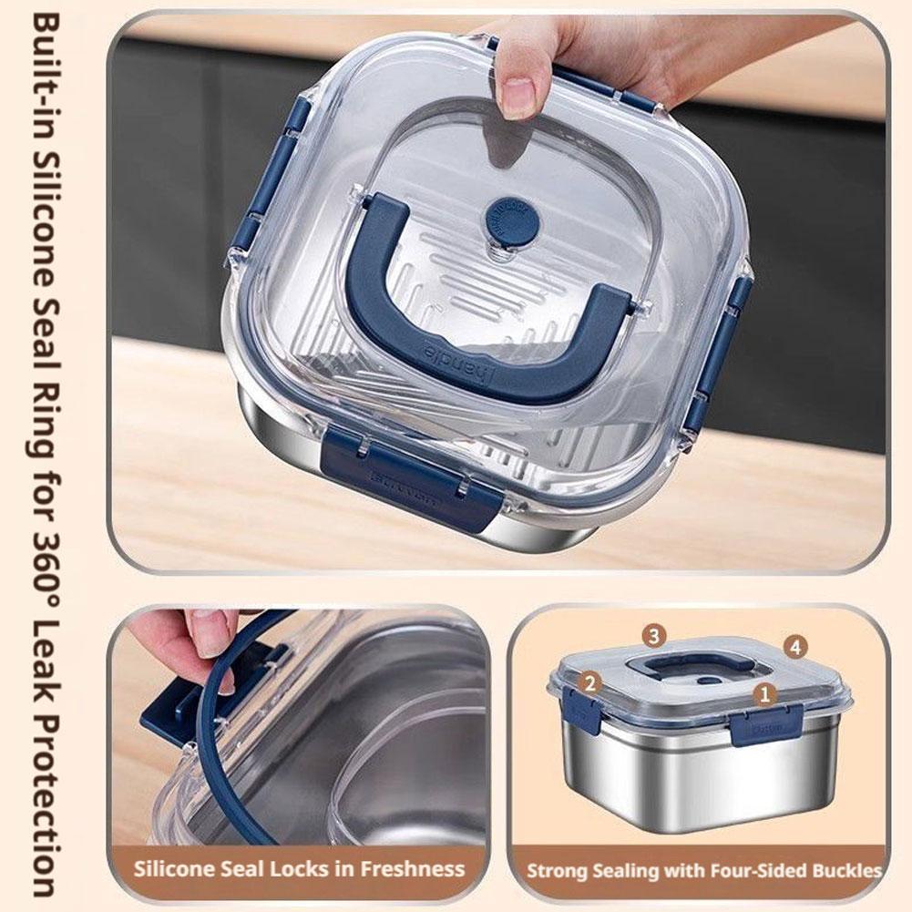Stainless Steel Portable Lunch - Food Storage Box Stainless Steel review and price