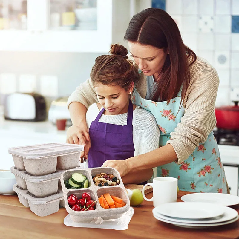 4 Grids Food Storage Box Porta - Food Storage Ideas review and price