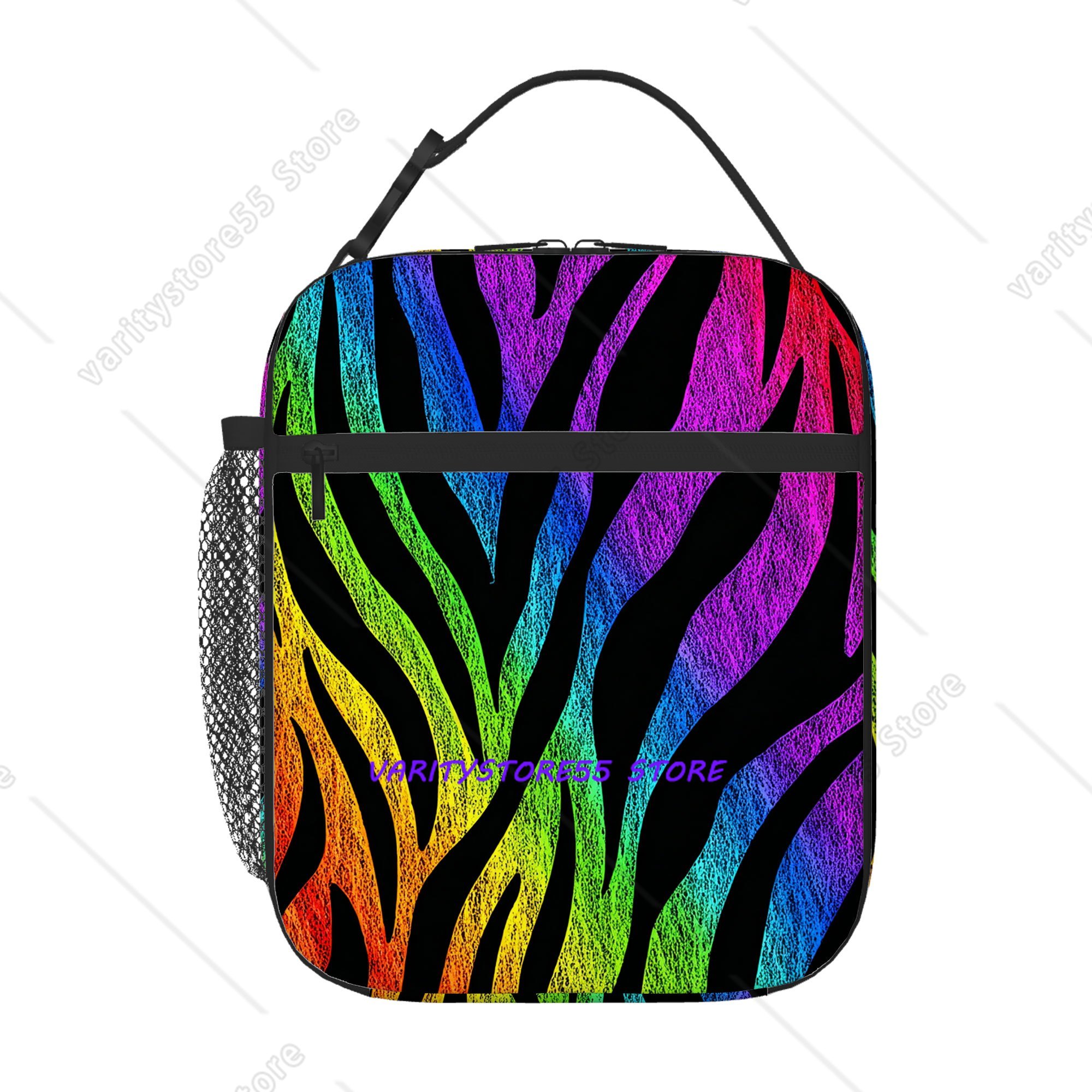 Rainbow Zebra Stripe Pattern L - Zebra Food Storage review and price