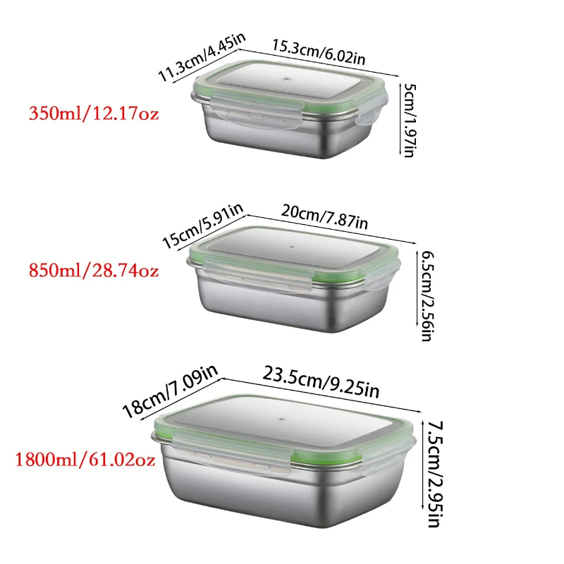 304 Stainless Steel Lunch Box  - Food Storage Ideas review and price