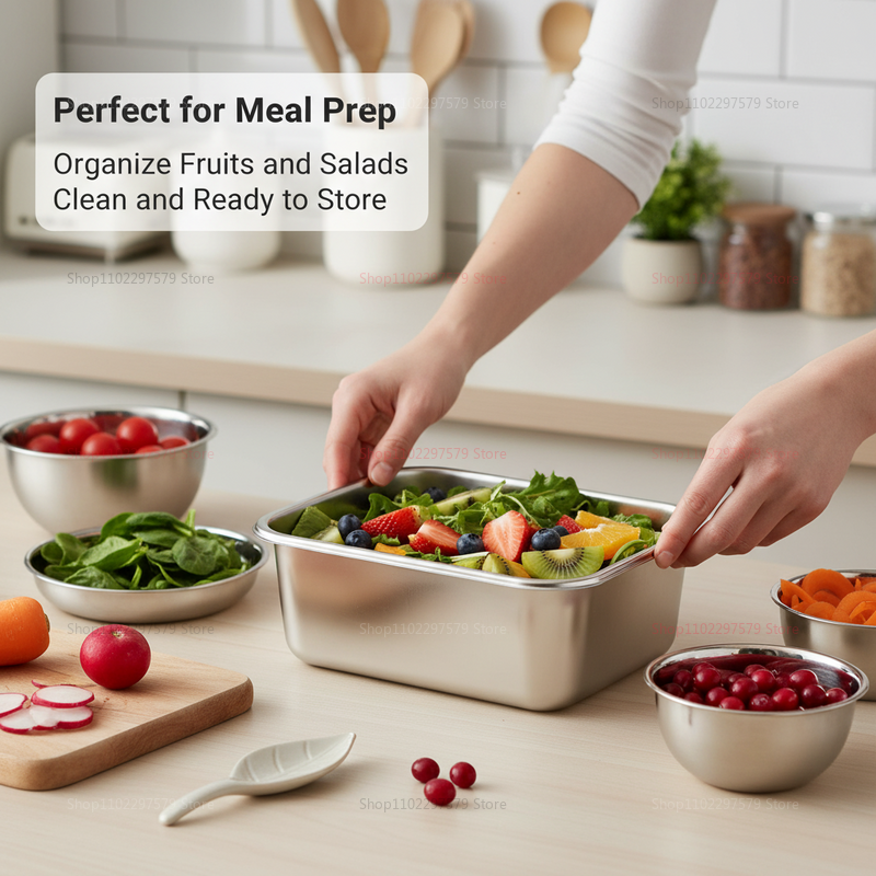 Plate Stainless Steel Food Con - Food Storage Box Stainless Steel review and price