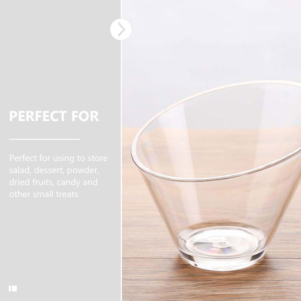 4Pcs Clear Acrylic Salad Bowls - Food Storage Design review and price