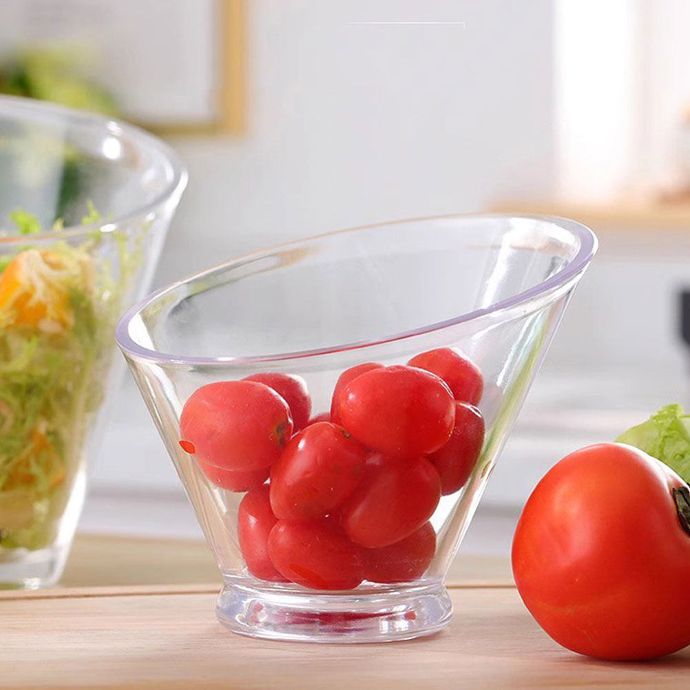 4Pcs Clear Acrylic Salad Bowls - Food Storage Design review and price