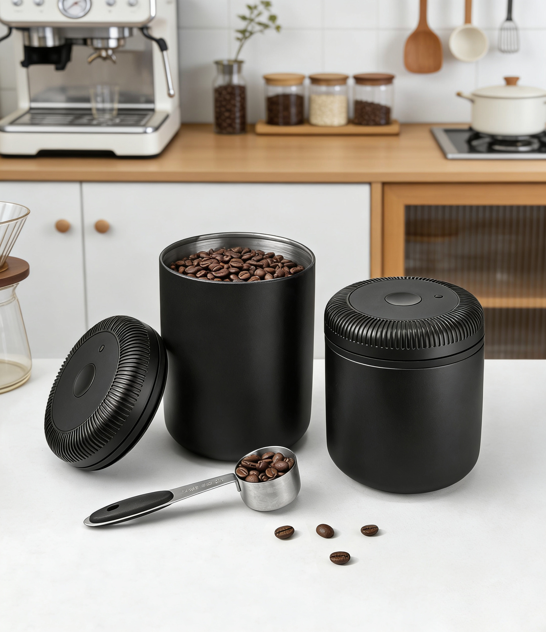 CAFEMASY Automatic Stainless S - Food Storage Box Stainless Steel review and price
