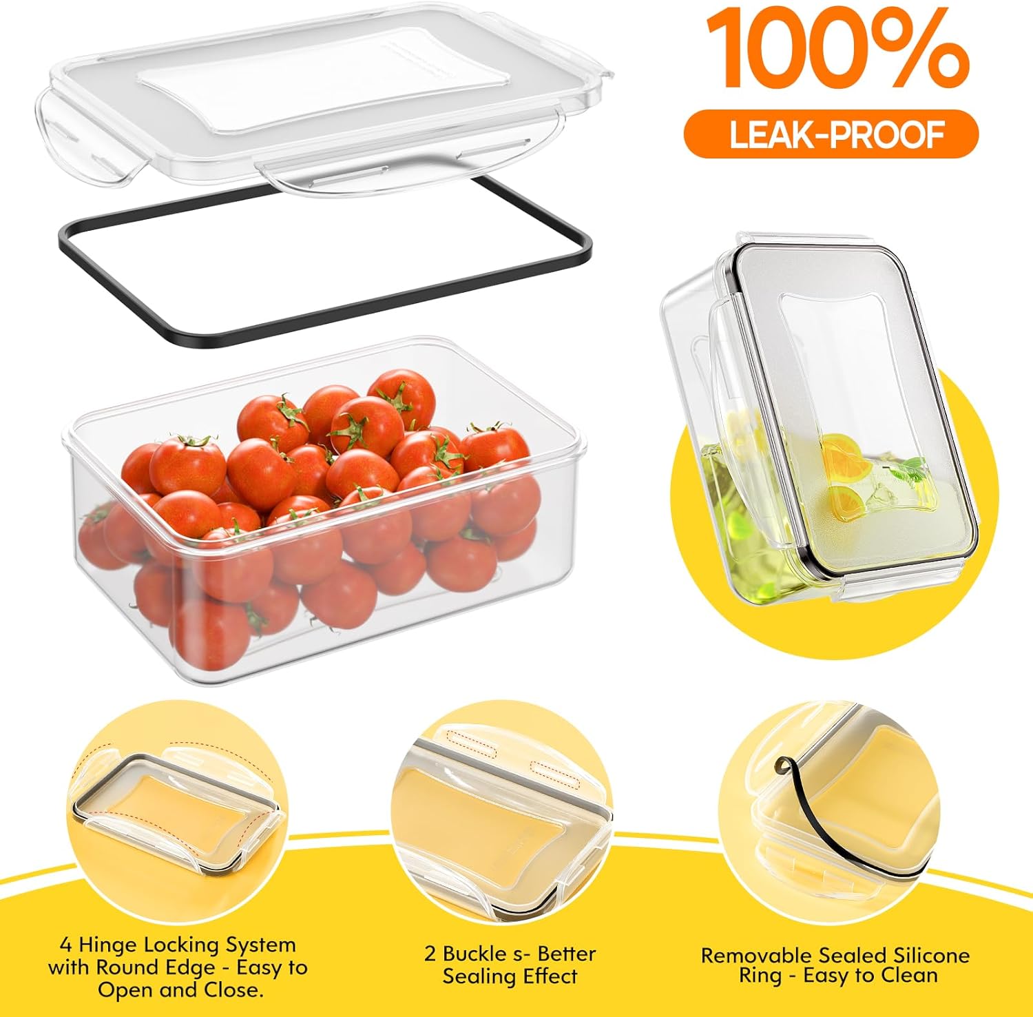 52 PCS Food Storage Containers - Food Storage And Containers review and price