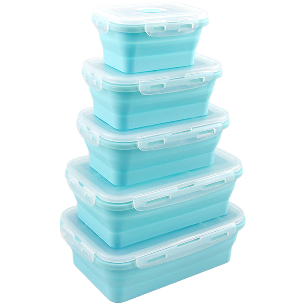 Foldable Silicone Lunch Box Se - Food Storage Lunch Box review and price