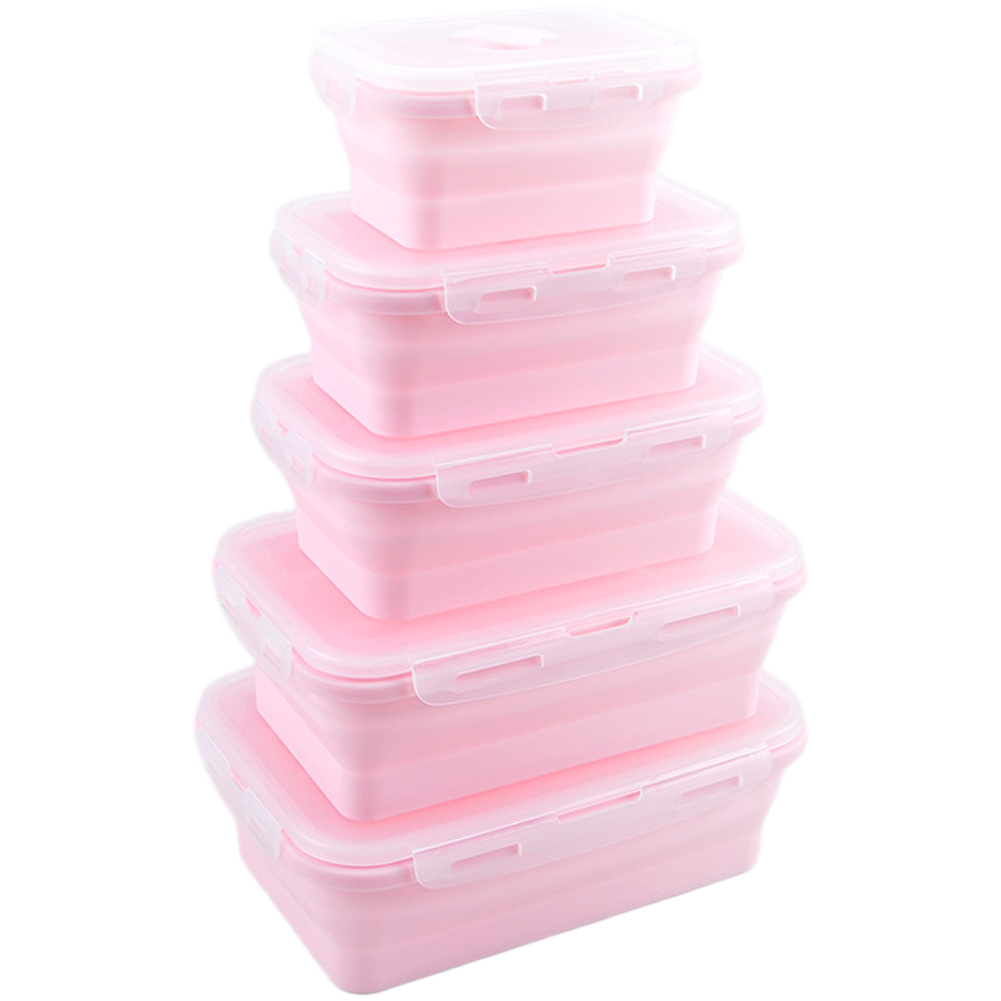 Foldable Silicone Lunch Box Se - Food Storage Lunch Box review and price