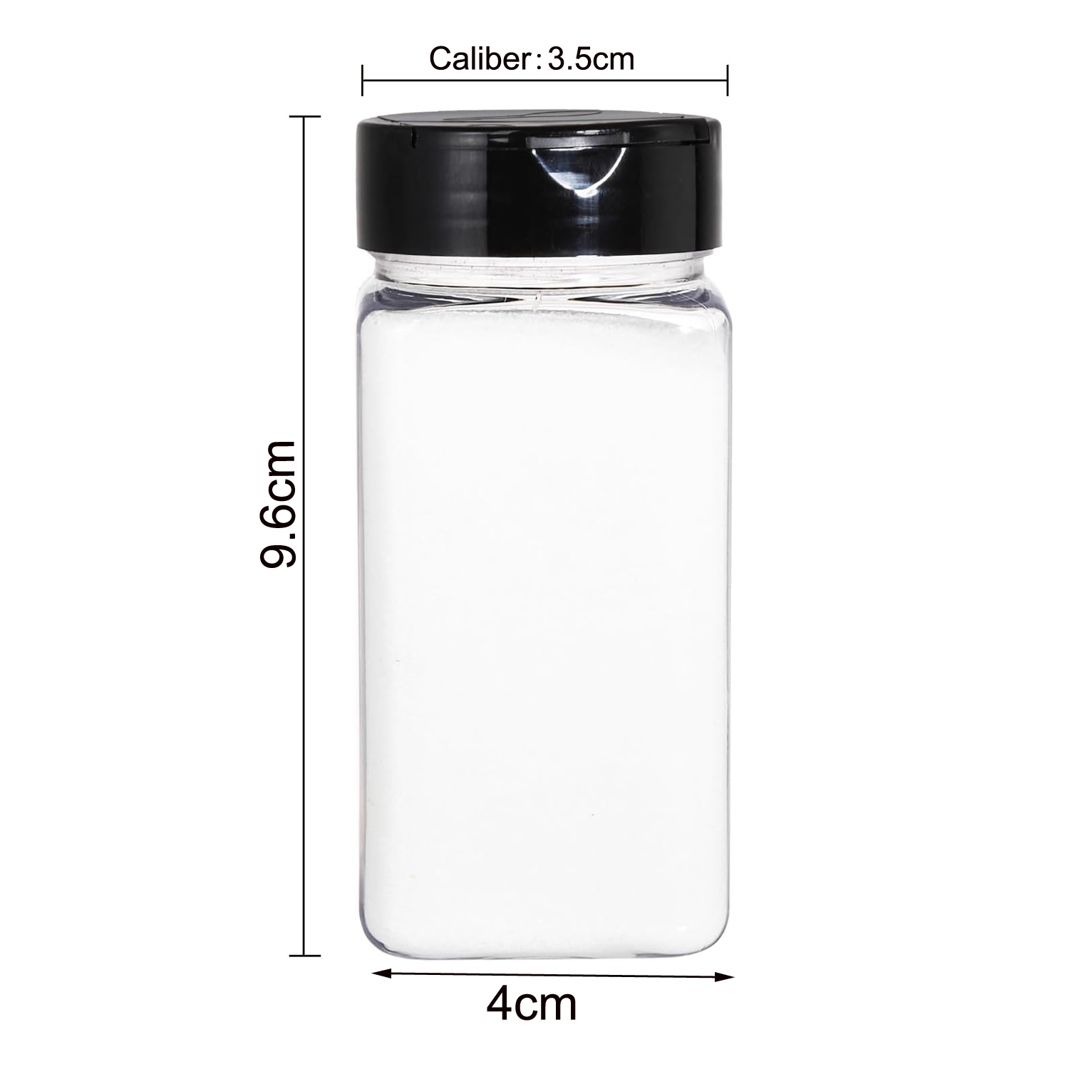 Square Large Plastic Spice Jar - Food Storage Unit review and price