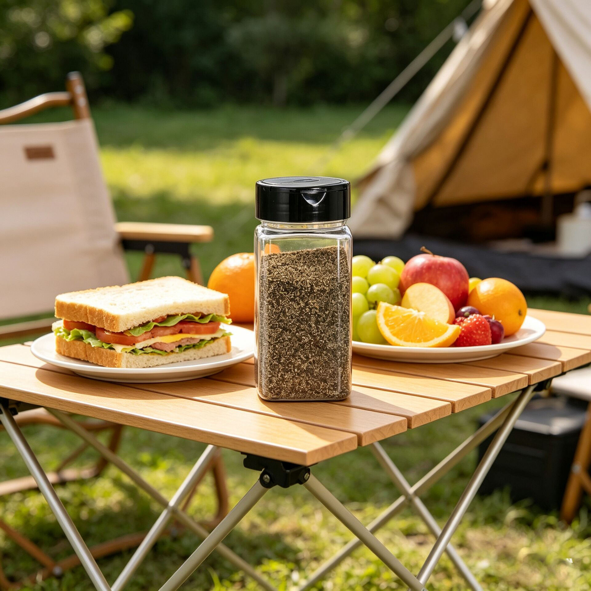 Square Large Plastic Spice Jar - Food Storage Unit review and price