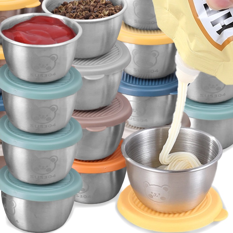 10/1pc 50ml Leakproof Stainles - Silicone Stretch Lid review and price