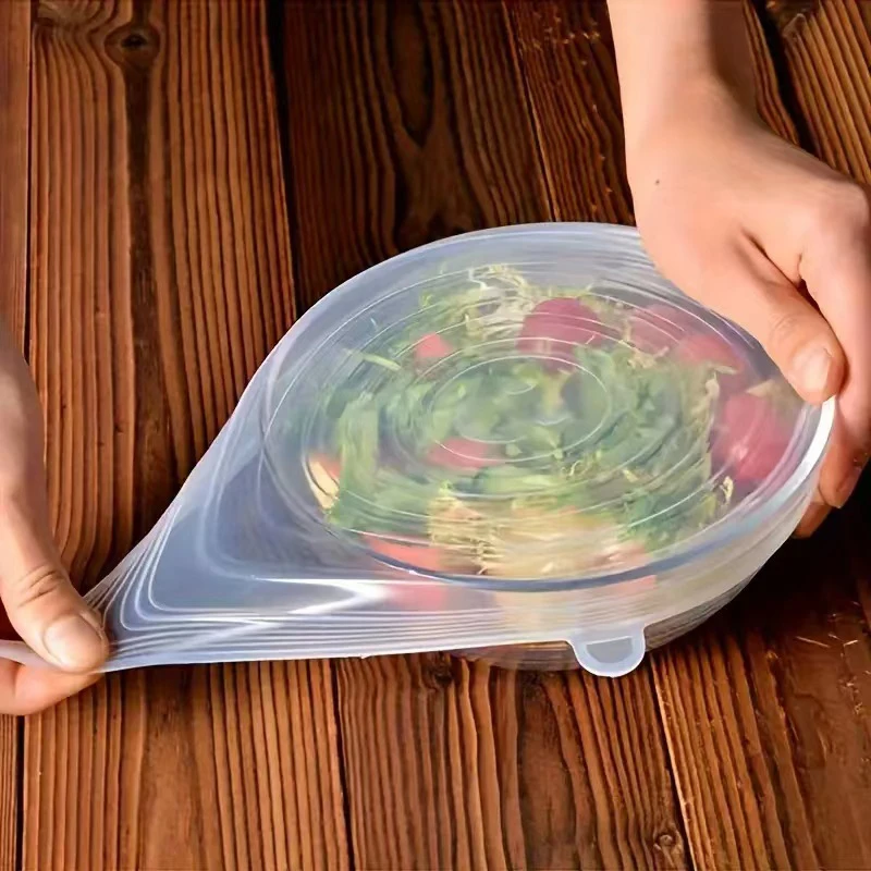 6pcs Silicone Covers Adaptable - Silicone Stretch Lid review and price