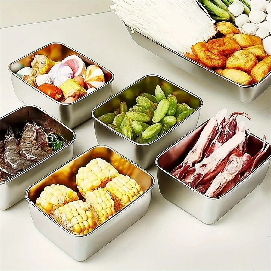 1/3/5pcs Stainless Steel Food  - Food Storage Ideas review and price