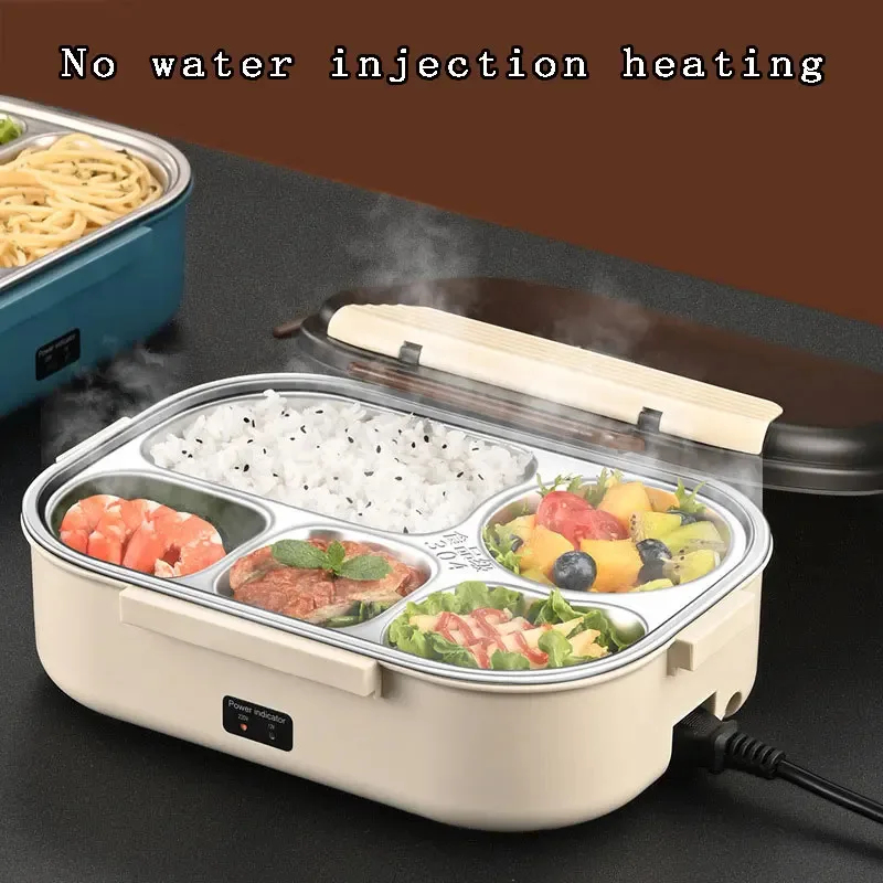 Electric Heated Lunch Boxes St - Food Storage Box Stainless Steel review and price